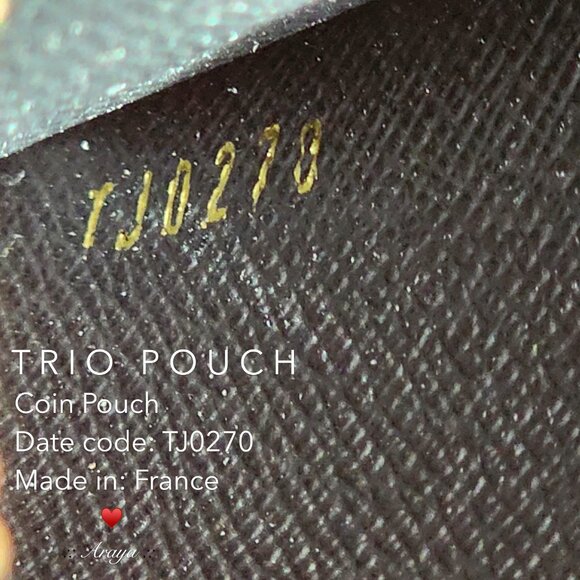 100% Authentic Louis Vuitton Coin Pouch from Trio Pouch Set. - Picture 10 of 10